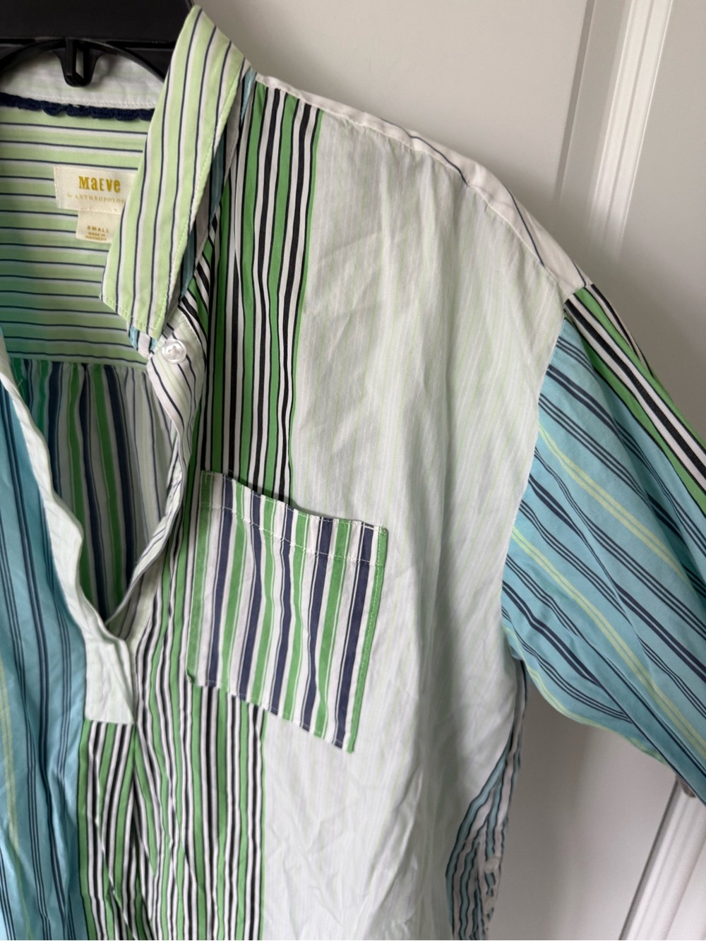 Anthropologie Maeve Alix Oversized Blouse Size Small - Picture 3 of 8